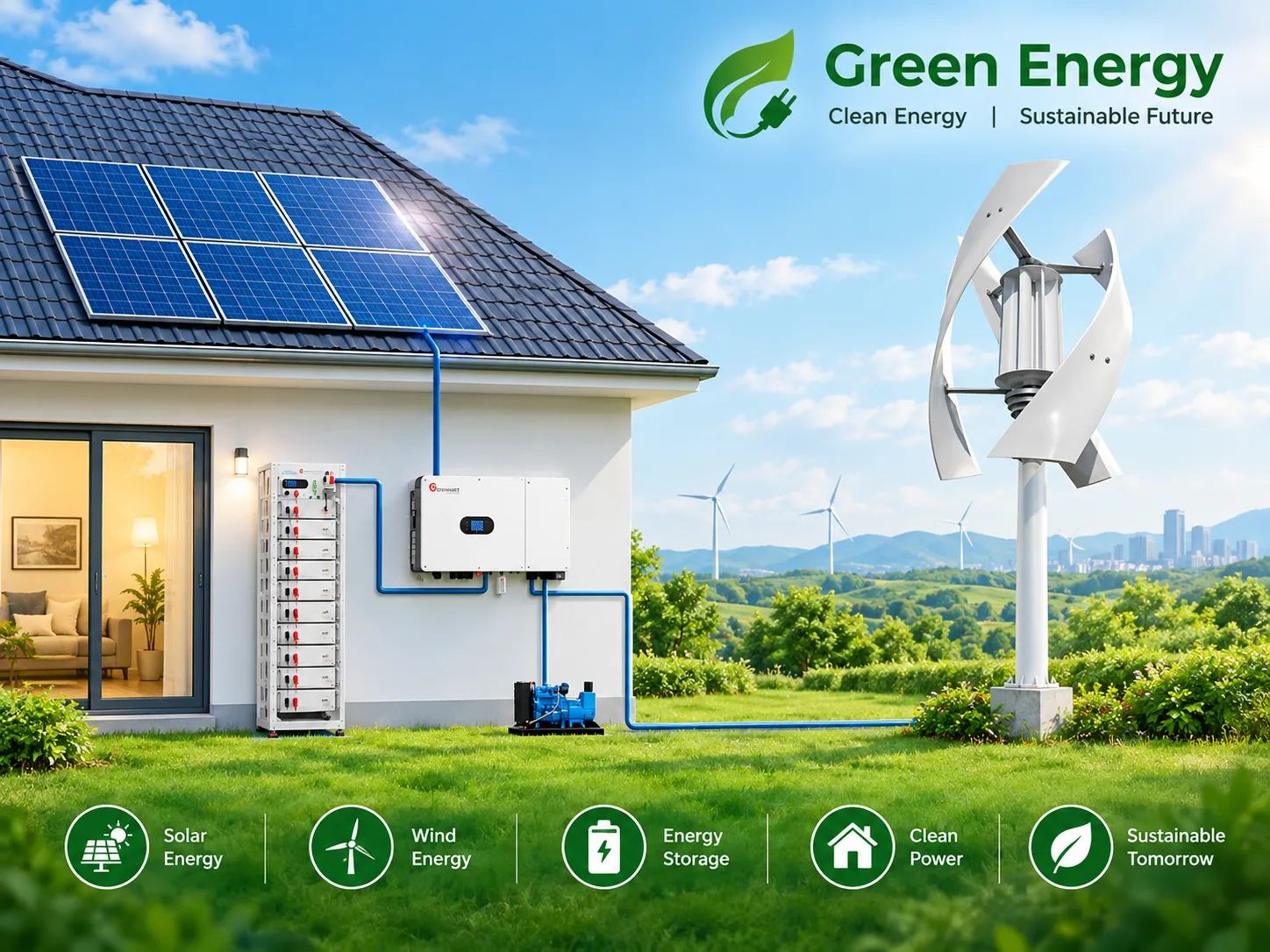 Hybrid Solar Wind Turbine